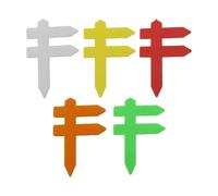 Etiquetas De Plantas Etiqueta impermeable con forma de valla for plantas, for jardín, huerto, suculentas, etiquetas clasificación, marcadores flores y vegetales para Jardín(Mix-colors)