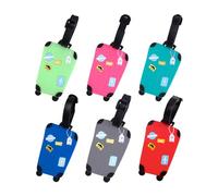 Etiquetas De Plástico Blando Para Equipaje y Avión, Etiquetas Dirección para Evitar Pérdida de Bagaje