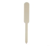 Etiquetas de plástico para jardín botánico, proyectos escolares, clases de horticultura y tareas de documentación de plantas de bricolaje (beige)