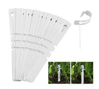 Etiquetas de plástico para plantas de jardín con construcción de PVC flexible para mayor durabilidad, diseño mate para escribir con lápiz o marcador