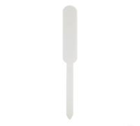 Etiquetas de plástico para plantas para jardín y guardería, 100 piezas y etiquetas reutilizables con escritura suave, adecuadas para varias plantas (blanco)