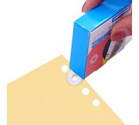 Etiquetas de refuerzo para agujeros papel hoja suelta redondas autoadhesivas Protector taladro suministros oficina escuela y hogar