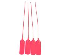 Etiquetas de seguridad antirrobo MIMEITOPA para comercio minorista, etiquetas electrónicas de vigilancia de artículos con núcleo de acero para ropa, zapatos y bolsos, protección (Roja)