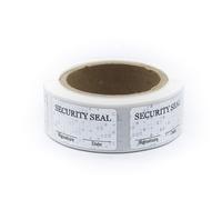 Etiquetas de sello flexsecure VOID 18x30 mm 250 piezas impresas con sello de seguridad, fecha, firma