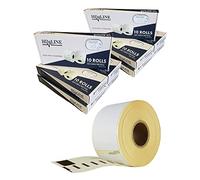 Etiquetas Dymo Labelwriter 99012 - paquete de 100 rollos de etiquetas x 260 piezas por rollo=26000 etiquetas, autoadhesivas, compatibles con impresoras de etiquetas Dymo Labelwriter & Seiko,89 X 36 mm