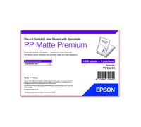 Etiquetas en zig-zag Epson polipropileno mate premium 203 x 152 mm