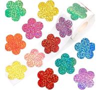 Etiquetas engomadas de flores etiquetas adhesivas decorativas pegatinas de recompensa reluciente mariposa etiqueta decorativa para sobres pegatinas de regalo pegatinas de mariposa pegatinas