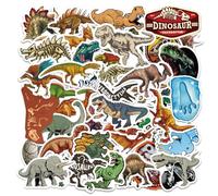 Etiquetas engomadas impermeables de la naturaleza para el ordenador portátil botella de agua Scrapbook Pack (80pcs para el estilo de dinosaurio)