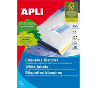 Etiquetas Impresora APLI Caja x100 Hojas Tamaño 70 x 30 mm.