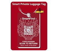 Etiquetas inteligentes de equipaje para maletas, etiquetas de viaje con código QR con protección de privacidad y uso compartido GPS opcional, no necesita aplicación, etiquetas duraderas para cruceros