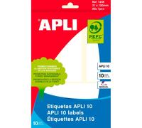 Etiquetas Manuales APLI Rectangulares 31 x 100 mm, Sobre x10 Hojas