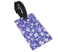 Etiquetas minimalistas de verano con flores pequeñas para equipaje, etiqueta de identificación de nombre, etiquetas de maleta, ideales para viajes, cruceros, mochilas, bolsas