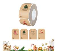 Etiquetas navideñas - Etiquetas navideñas DIY de 300 piezas para regalos | Placa con nombre de Navidad, relleno para calcetines, para familiares amantes 'artesanía DIY Im