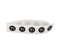 Etiquetas NFC, 30 Etiquetas NFC, Pegatinas NFC Programables Impermeables de PVC de 504 Bytes para Teléfono TagMo (Negro)