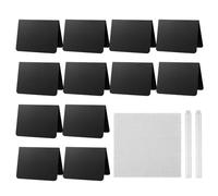 Etiquetas Para Comida De Buffet | 12 Piezas Pizarras De Señales De Comida Con Bolígrafo Y Paño - Etiquetas para Catering y Bebidas | para Buffet Fiesta Reunión Celebración