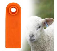 etiquetas para ganado Etiquetas De Oreja Para Ganado En white, 18 Mm, 41 Mm Y 60 Mm De Ancho, Etiquetas De Identificación De Ganado, 100 Unidades Plástico(L W 75mm x 60mm)