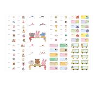 Etiquetas para guardería, pegatinas para botellas sin necesidad de planchado, etiquetas nominativas para ropa - Para niños, escuela, casa, guardarropa, enfermería, lavandería, cuidado de ancianos y