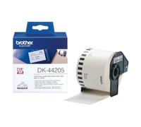 Etiquetas para Impresora Brother DK-44205 62 mm x 30,48 m Negro/Blanco (3 Unidades)