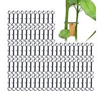 Etiquetas para plantas de jardín - Etiquetas para plantas y árboles con cierre de doble | Etiquetado de plantas resistente al agua y flexible para plántulas de jardín