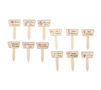 Etiquetas para plantas, marcadores estéticos para plantas al aire libre, etiquetas reutilizables para plántulas para frutas, flores, árboles, verduras