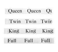 Etiquetas para Ropa de Cama,Juego De 4 Bandas Etiquetadoras Organizadoras - Cintas Elásticas para Sábanas | para Armario Lavandería Dormitorio Almacenamiento de Colchón y Textiles del