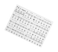 Etiquetas para teclado de piano con notas y notas adecuadas para todos los teclados 61, 88, 54 teclas, calcomanías de práctica para teclado de piano