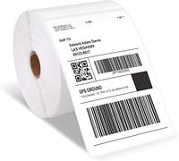 Etiquetas Phomemo 4x6 500 etiquetas/rollo, etiquetas de envío Compatibles con MUNBYN, impresora de etiquetas, etiquetas térmicas Autoadhesivas para DHL, UPS, DPD-100 x 150 mm