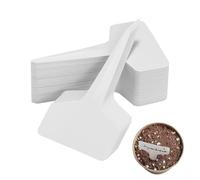 Etiquetas Plant T - Paquete De 200 Etiquetas Grabables Para Nombres De Plántulas Con Rotulador Para Macetas De Jardín, Uso En Interiores Y Exteriores | Pegatinas Impermeables Para Marcadores De Planta