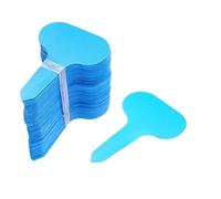 Etiquetas Plantas Etiquetas for jardín, clasificación de plantas, letrero, etiqueta, boleto, placa escritura plástico, tablero, tarjeta enchufable, colorida(Blue,100pcs)