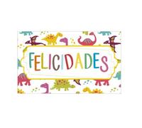 Etiquetas Regalo ARGUVAL 30 x 50 mm. FELICIDADES 40903, Rollo x250