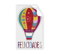 Etiquetas Regalo ARGUVAL 50 x 30 mm. FELICIDADES 40898, Rollo x250