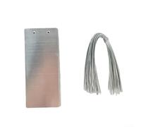 Etiquetas reutilizables de aluminio para jardín, 50 etiquetas para una fácil identificación de plantas y sostenibilidad en tu jardín