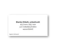 Etiquetas solubles en agua en blanco. Ideal para gastronomía y grandes cocinas. Autoadhesivas y se pueden disolver sin dejar residuos. 500 etiquetas sueltas en rollo. Tamaño: 70 x 35 mm