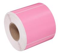 Etiquetas Térmicas Autoadhesivas en Rollo, Papel Rosa | Formato Rectangular Esquinas Redondeadas, para Impresión Térmica y Marcado Práctico, Uso Postal