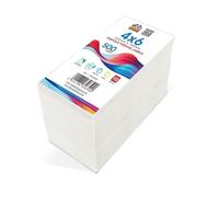 Etiquetas Térmicas Directas Premium 4x6 Pulgadas - Compatibles con Impresoras Zebra, MUNBYN, TSC, Toshiba, Citizen (5000 Fanfold, 10 Pilas)