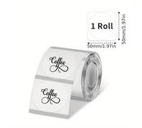 Etiquetas Térmicas Transparentes HD Phomemo para Impresoras de Etiquetas M110/M220/M221/M120/M150//M260, 1.57" (40Mm), 180 Etiquetas/Rollo, Stickers Transparentes de Calidad para /Dirección/Envío/Logo