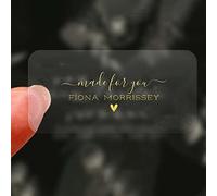 Etiquetas Transparentes Rectangulares Personalizadas Cree su Propio Logotipo de Pegatinas Transparentes Hecho para Usted Personalizado, Negocio, Etiqueta de Dirección