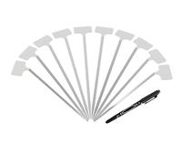 Étiquettes De Semis Réutilisables, 10 Étiquettes Réutilisables En Acier Inoxidable Pour Jardinage Exté- Intérieur Serre et Ferme | Étiquettes Pour Plantes Imperméables Réutilisables