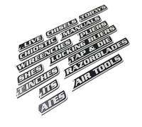 Étiquettes Magnétiques Pour Boîte À Outils - 12 Pièces Outil d'Organisation et d' tifica 3D,Autocolla Boîte À Pour C ts ier A rmoires Surfaces Métalliques