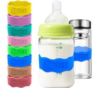 Etiquettes personnalisées pour biberons Garderie Réutilisable Bandes personnalisées en silicone pour bouteilles d'eau, Bandes personnalisées gravées pour gobelets, sangles imperméables Bottle Bands