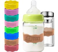 Etiquettes personnalisées pour biberons Garderie Réutilisable Bandes personnalisées en silicone pour bouteilles d'eau, Bandes personnalisées gravées pour gobelets, sangles imperméables Bottle Bands