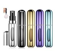 ETISEN, 5 PCS 5ML Atomizador Perfume Recargable, Mini botella rociadora portátil, Pulverizador colonia recargable, perfume miniatura sin fugas, frasco. Ideal para salir de fiesta, viajar, citas.