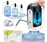 ETISEN, Dispensador de Agua, Grifo eléctrico para garrafas de Agua fría, Bomba dosificadora con Dos adaptadores. 5.7L, 10L, 11.3L, 15L, 18.9L.