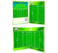 ETISPORT Pizarra táctica Rugby para Entrenador Personalizada con Nombre y Escudo del Club. Tablero de borrado en seco 48 x 35cm