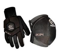 ETISPORT Rodilleras y Guantes de Hockey Patines Profesional 2K24. Extra protección y confort, sujeción ajustable, rigidez justa.