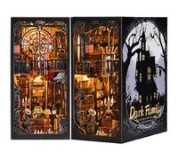 ETKVR Kit de Book Nook - Puzzle 3D de Madera DIY para Adultos, Modelo Tipo Booknook para Construir, Casa en Miniatura con Inserto para Estantería