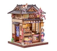 ETKVR Kit de Casa de Muñecas en Miniatura, DIY Mini Casa Kit para Adultos | Maqueta Wagashi Japonesa en Miniatura, 3D Puzzle Casa de Muñecas para Decoración Estanterías, Regalo para Amigos de Familia