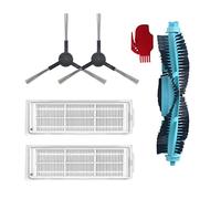 EtliN Cepillo Principal Filtro Lavable Cepillo Lateral Compatible con Conga 3590 3390 2690 Robot Aspirador Paño de Limpieza (Color : 2-1)