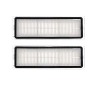 EtliN Compatible con Xiaomi Robot Aspirador X10 B102GL, Accesorios, repuestos de aspiradora, Cepillo Principal de Repuesto, Trapos de Filtro Hepa (Color : 2PCS Filter)