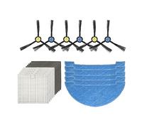 EtliN Robot Cepillo Lateral fregona paño HEPA prefiltro Compatible con AMIBOT Animal XL H2O conectar aspiradora robótica Accesorios de Repuesto (Color : 1set)